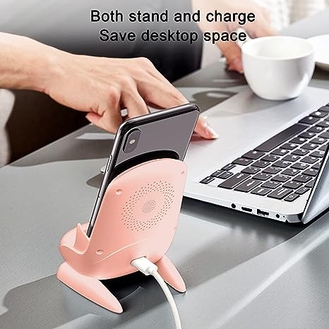 🔥HOT SALE 49% OFF🔥PORTABLE MINI CHAIR WIRELESS CHARGER WITH SPEAKER