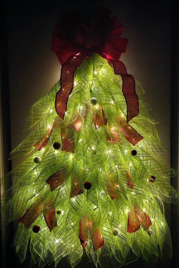 🎄🎅Christmas Presale - 49%Handmade Christmas Tree Wreath for Front Door