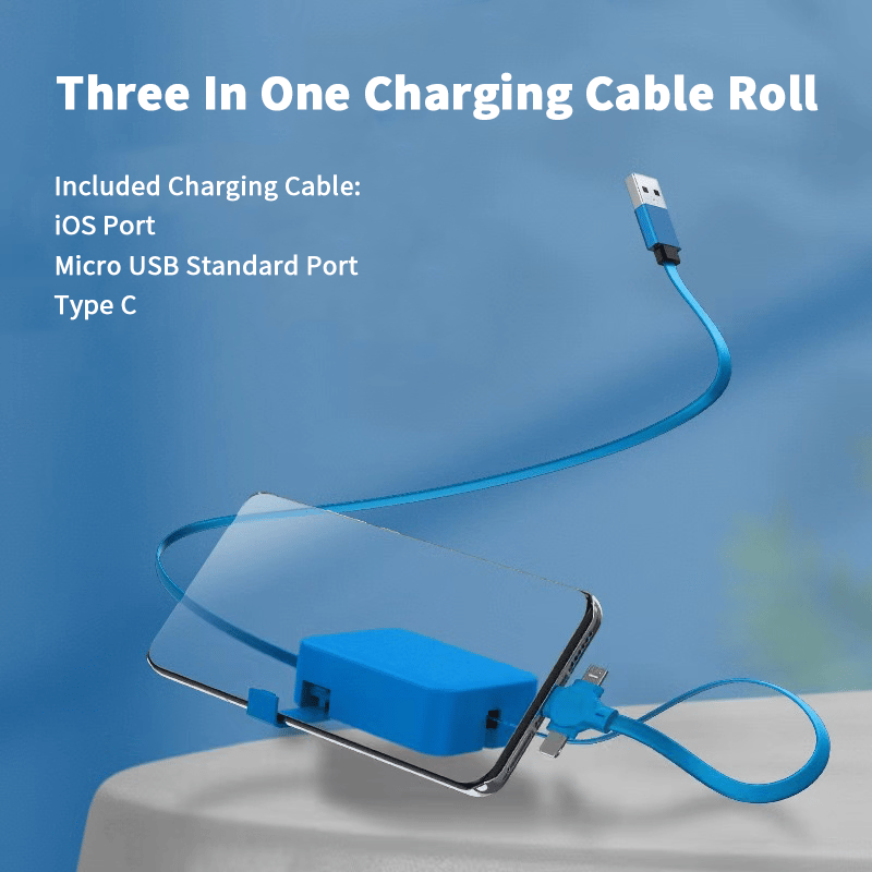 🔥Huge Sale 49% Off🔥Three In One Charging Cable Roll🎉🎉