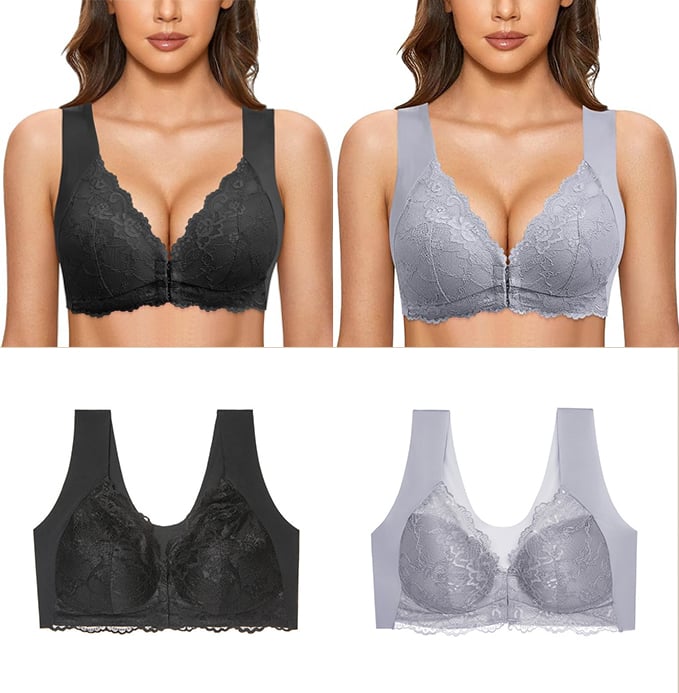 🔥2025 Full Coverage Front-Closure Support Bra Comfort & Sleep Bra