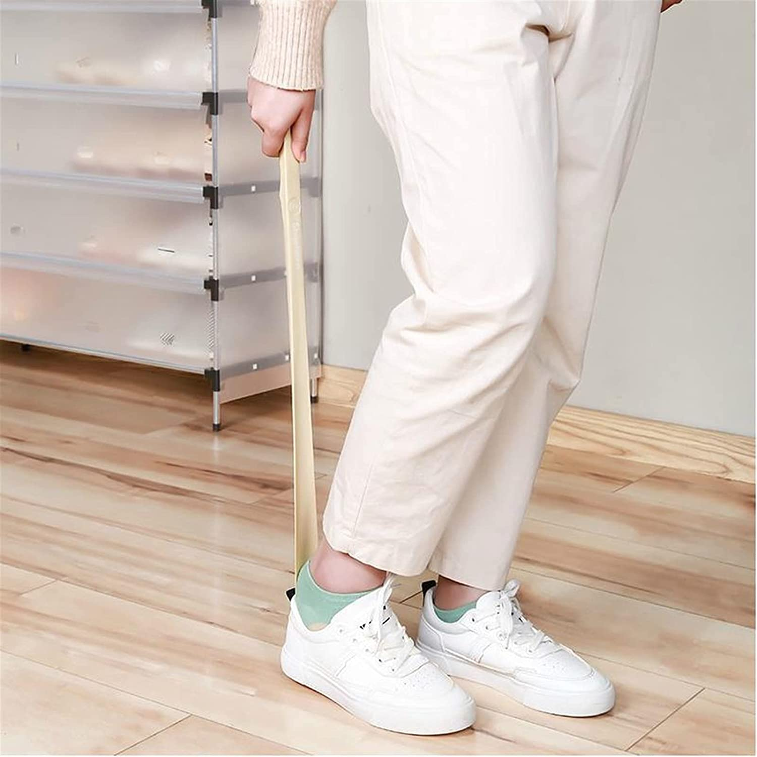 (🔥Last Day Promotion- SAVE 48% OFF)Long Handle Magnetic Shoe Horn(BUY 2 GET FREE SHIPPING)