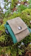 Rugged Waxed Foraging Pouch-Hip Pouch by Handmade