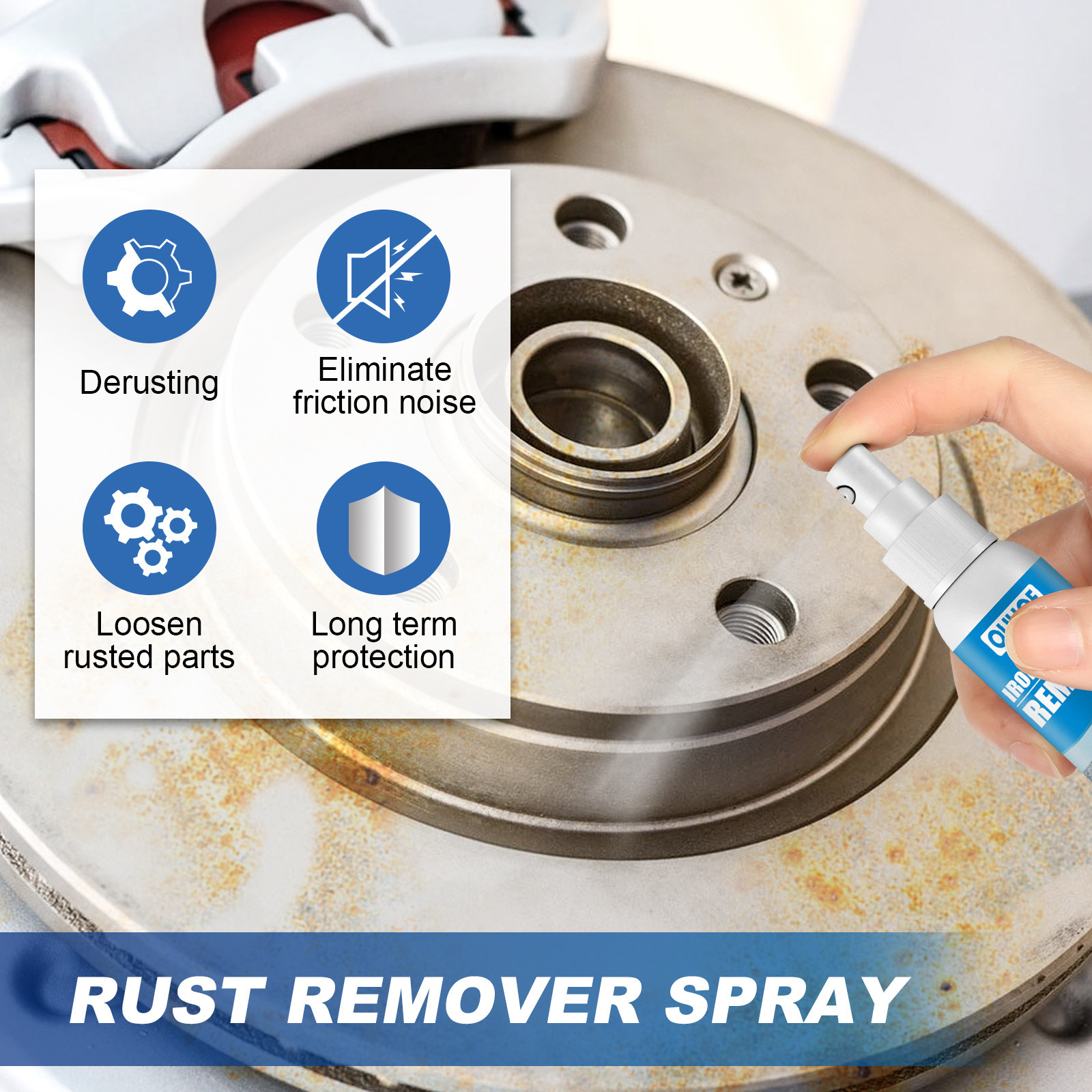 🔥Last Day Promotion 50% OFF🔥Car Rust Removal Spray-Buy 2 Get 1 Free