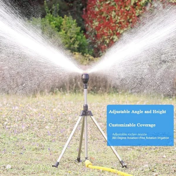 🔥Last Day Promotion - 50% OFF-👍Rotating Tripod Sprinkler