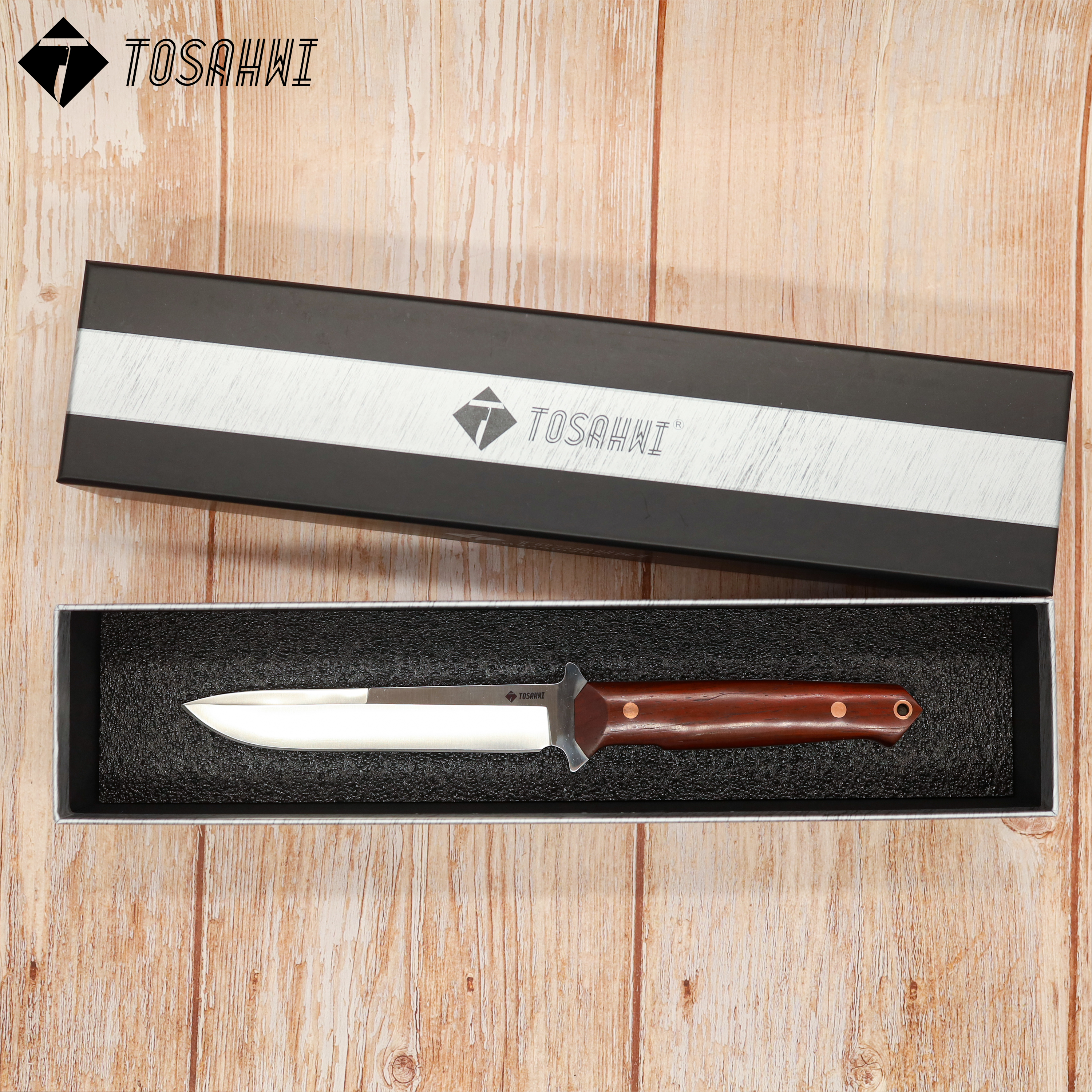 TOSAHWI HANDMADE 70HRC Steel Fixed Blades-69528