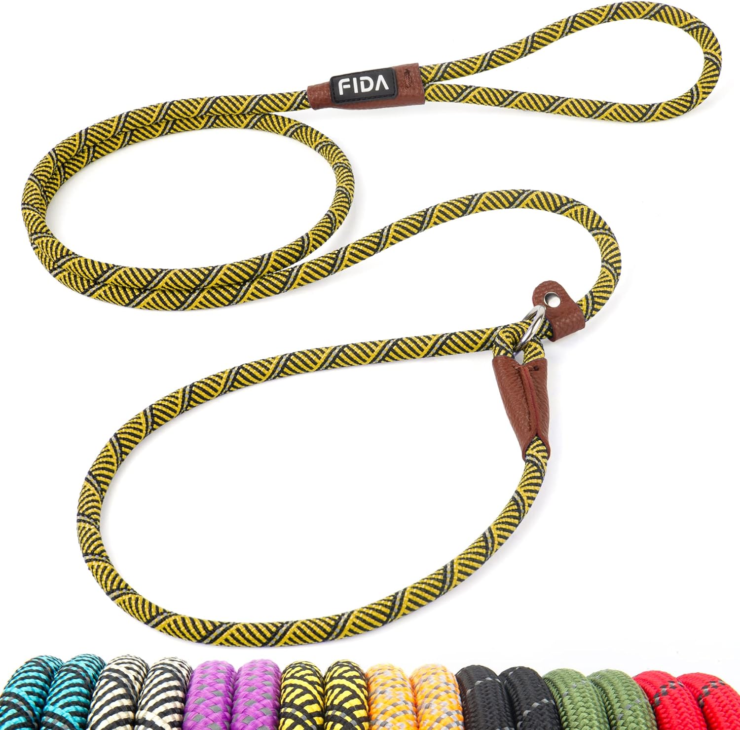 Fida Durable Slip Lead Dog Leash, 6 FT x 1/2