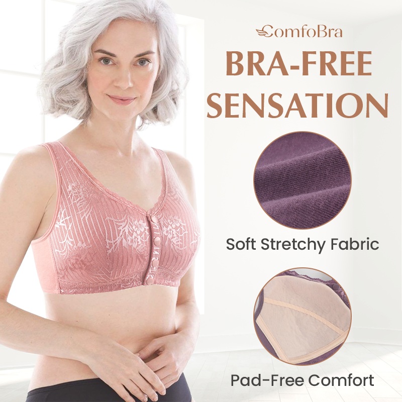 🎁LAST DAY 45% OFF🎁Front Closure Shaping Push Up ComfoBra - Thin Wireless Lace Bra