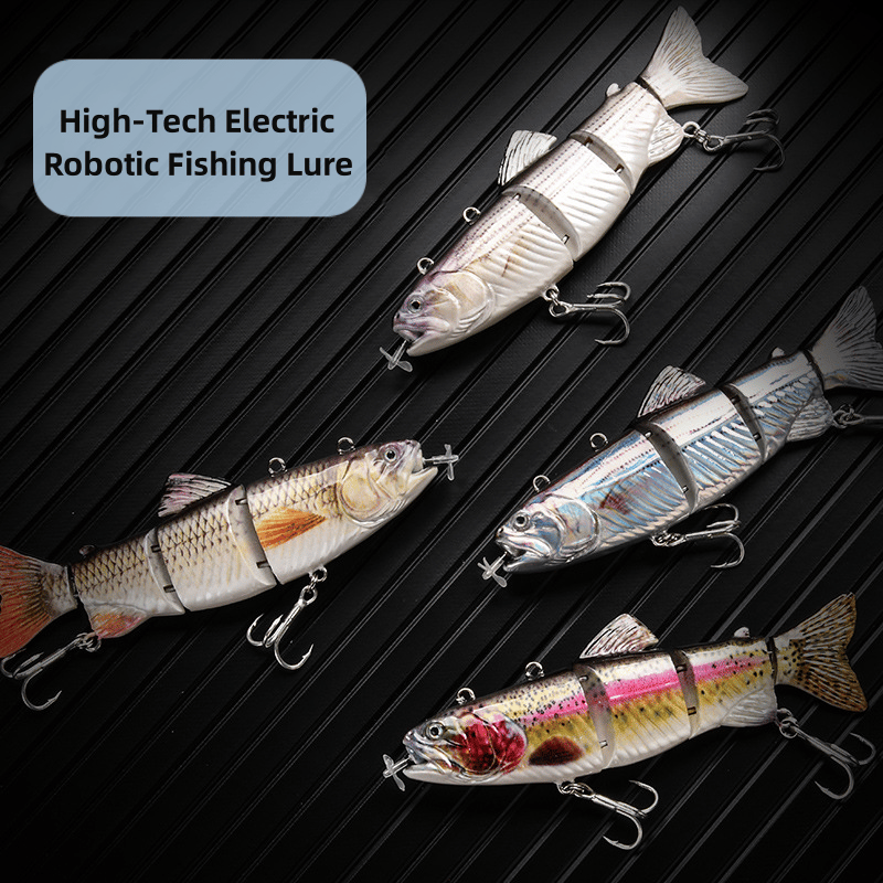 🔥Last Day Promotion 48% OFF-🎁-High-Tech Electric Robotic Fishing Lure - USB Rechargeable with Bright LED Light