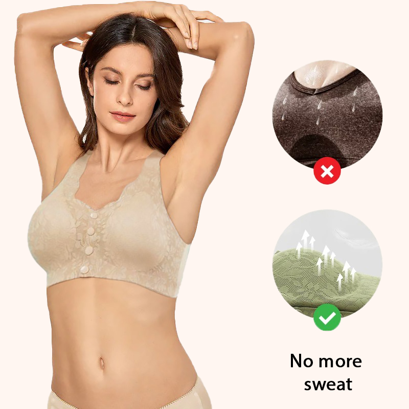 🎁LAST DAY 45% OFF🎁New Arrivals Front Closure Zero Feel Lace Full Coverage Bra