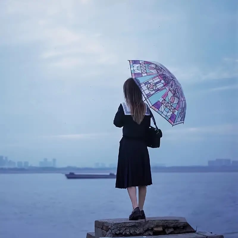 🔥Hot Sale 60% OFF ☔Vintage Stained Automatic Umbrella