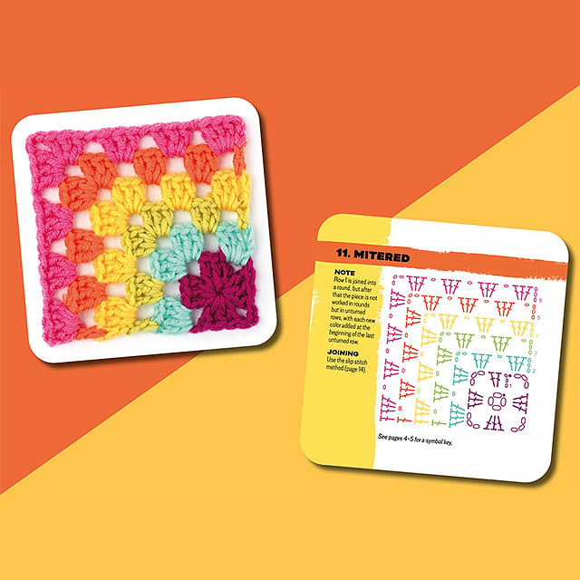 [50 Mix & Match Designs]The Granny Square Card Deck