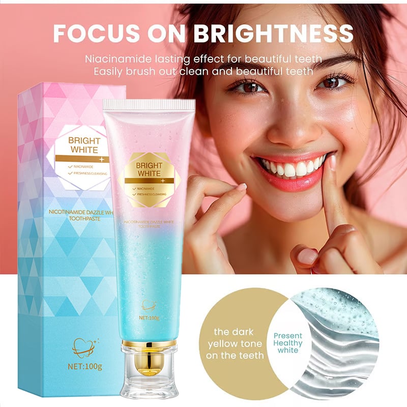 🦷Niacinamide Whitening Toothpaste - For Healthier, Whiter Teeth!✨
