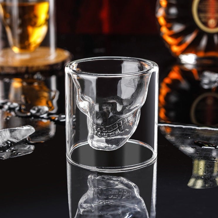 Johnny Inferno Skull Glasses - Set of 4