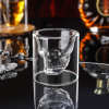 Johnny Inferno Skull Glasses - Set of 4