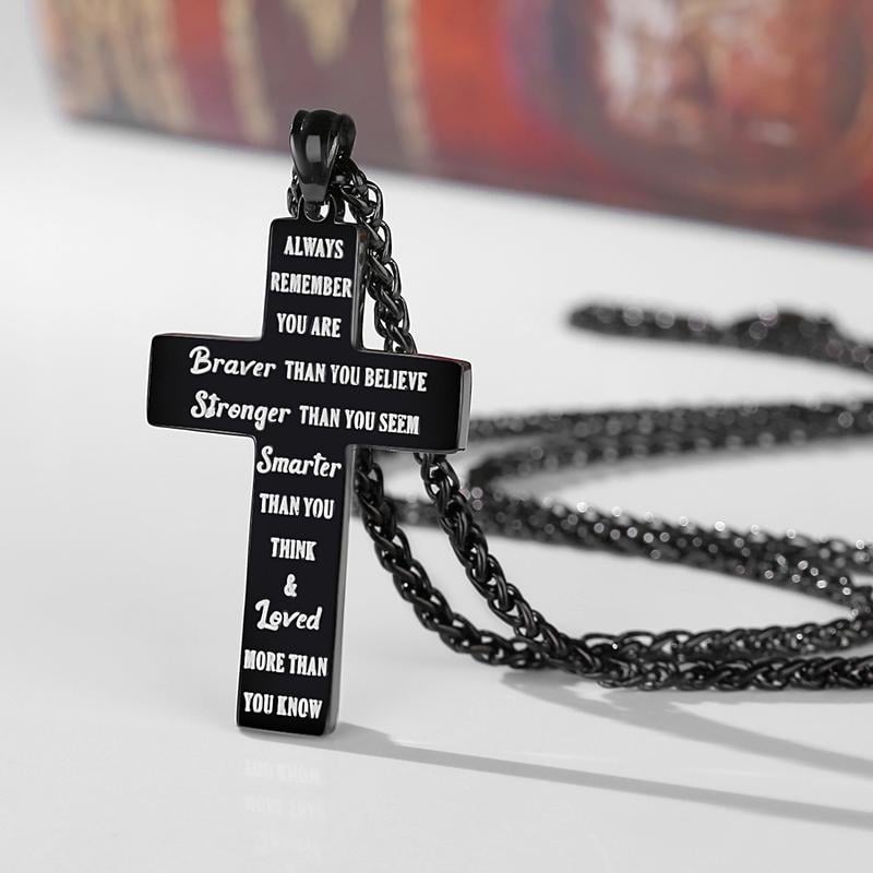 🎁TikTok Last Day Sale - 70% OFF✨Freedom Cross Pendant: Wear Your American Pride & Inner Strength!✨