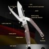 Multifunctional split knife detachable scissors