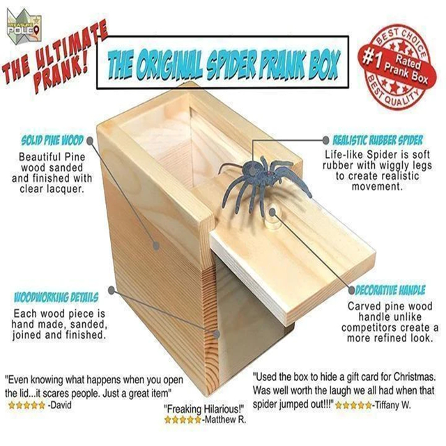 🔥Halloween Pre-sale-SPIDER PRANK BOX