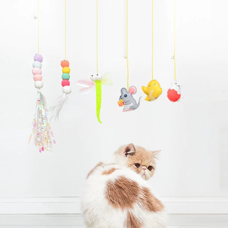 💥LAST DAY SALE 50% OFF💥Hanging Bouncing Cats Toy⚡BUY 1 GET 1 FREE