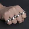 Stainless Steel Self-Defense Four-Finger Knuckle Buckle