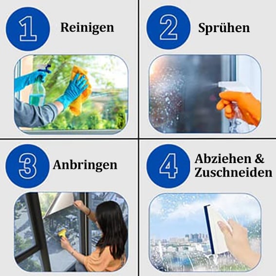 📢Letzter Tag: 49% Rabatt🔥Anti-UV-reflektierende Fensterfolie mit 100 % Sichtschutz