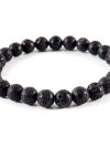 Original niche design natural tiger eye black agate volcanic stone lucky bracelet for men and women, Gift for Boyfriend , Mens Bead Bracelet, Best for Husband, Dad, Spiritual, Protection