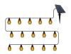 ⏰LAST DAY SALE 50% OFF💥Solar Waterproof Flame Light String