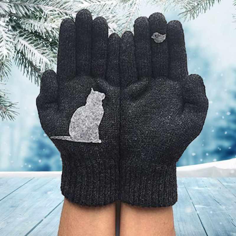🎄Early Christmas Sale 49% OFF-🎁Cat Fan Cotton Gloves