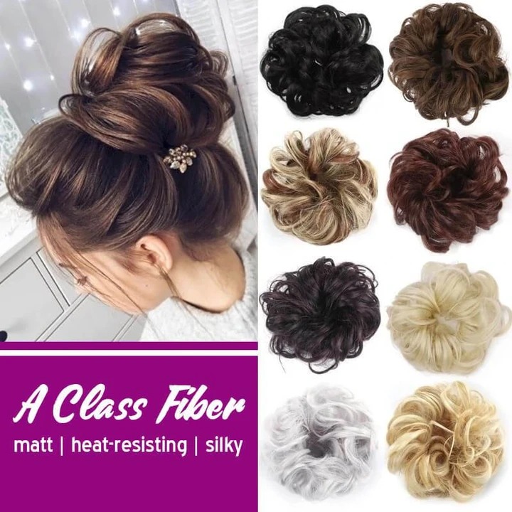 (🎅EARLY XMAS SALE - 50% OFF)  Easy-To-Wear Stylish Hair Scrunchies - Buy 4 Free Shipping