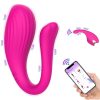 SHEMESIX Female Masturbation Finger Vibration Egg Wireless Remote Control App Clitoral Stimulation Egg Vibrator