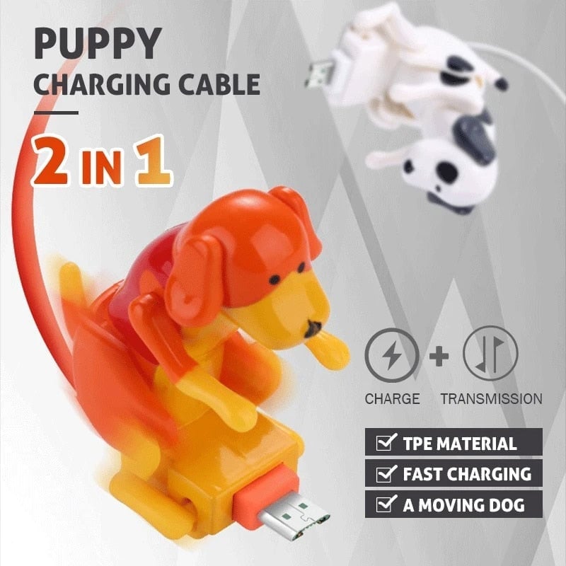 (🐶HOT SALE - SAVE 50% OFF) Funny Humping Dog Fast Charger Cable