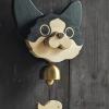 🔥Last Day Promotion 48% OFF-🎁-Wooden Shiba Inu Wind Chime Doorbell