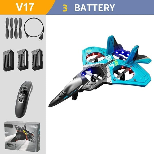 🔥HOT SALE 49% OFF - V17 Jet Fighter Stunt RC Airplane