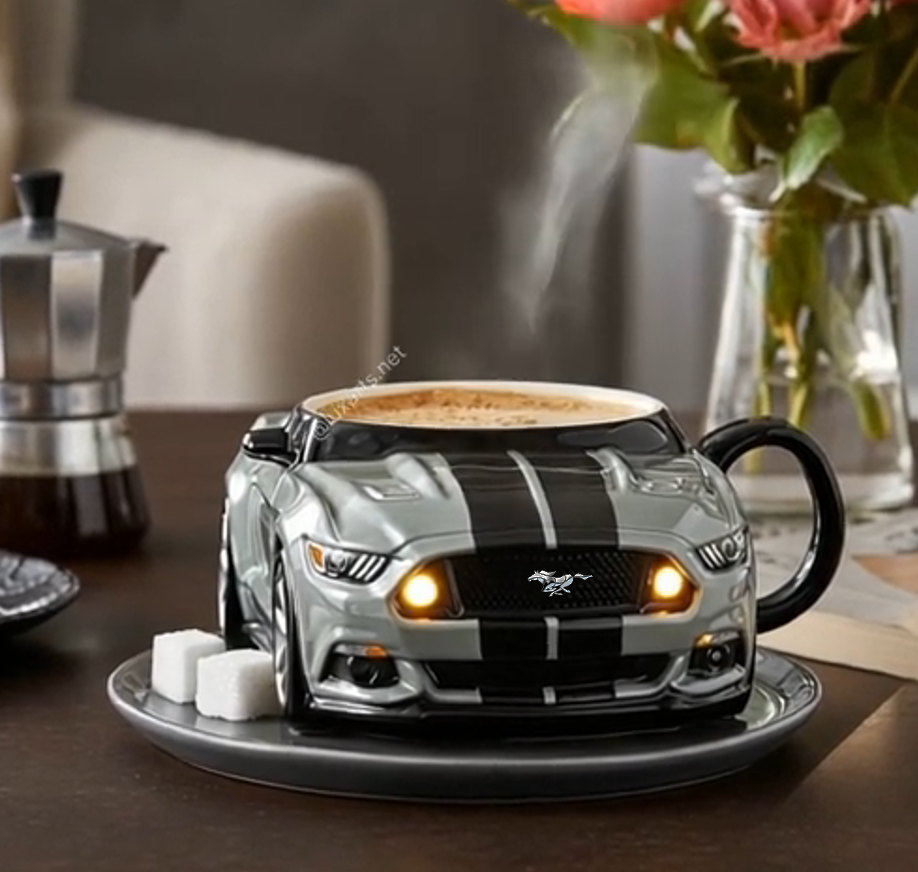 🔥Last Day Flash Sale-50% OFF-Handmade Sports Car Shaped Coffee Mug