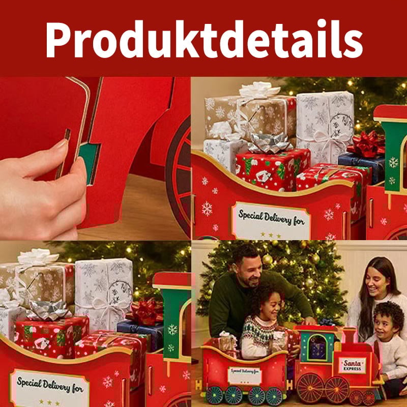 🔥Heißer Verkauf 49% Rabatt🚂Weihnachtsmanns Geschenkzug