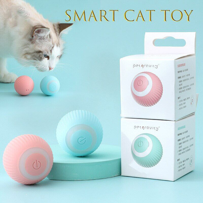(🎅Hot Sale - SAVE 49% OFF) Automatically Dodge Smart Cat Toy Ball (BUY 2 Get Extra 10% OFF)