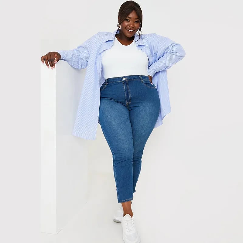 🔥Heißer Verkauf  49% Rabat🏆Bauchkontrollierende Po-Lifting-bequeme Vintage-Jeans