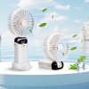 🔥Last Day Promotion 50% OFF -🎁-Compact USB-Rechargeable Mini Fan🚁5-Speed LED Display&HIGH AIRFLOW🌀