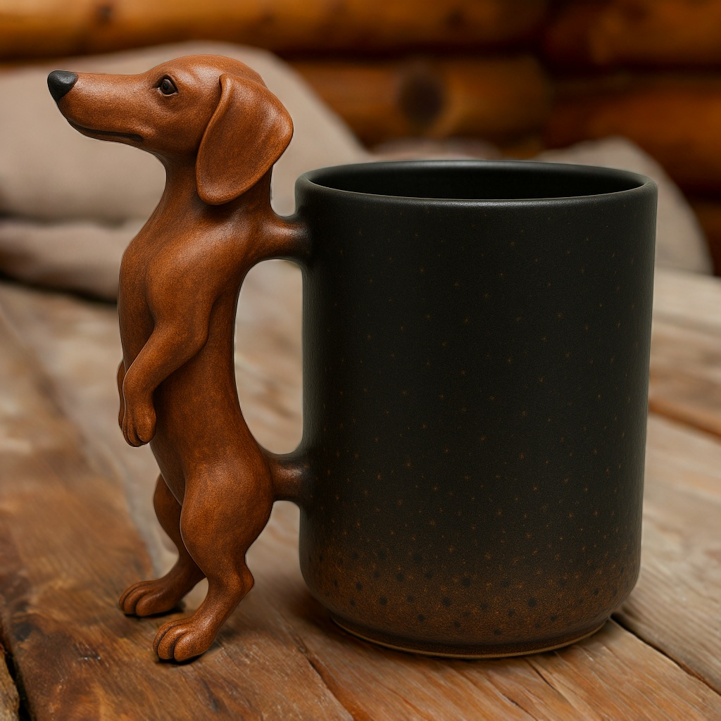 🐶🎁Handmade Dachshund Mug