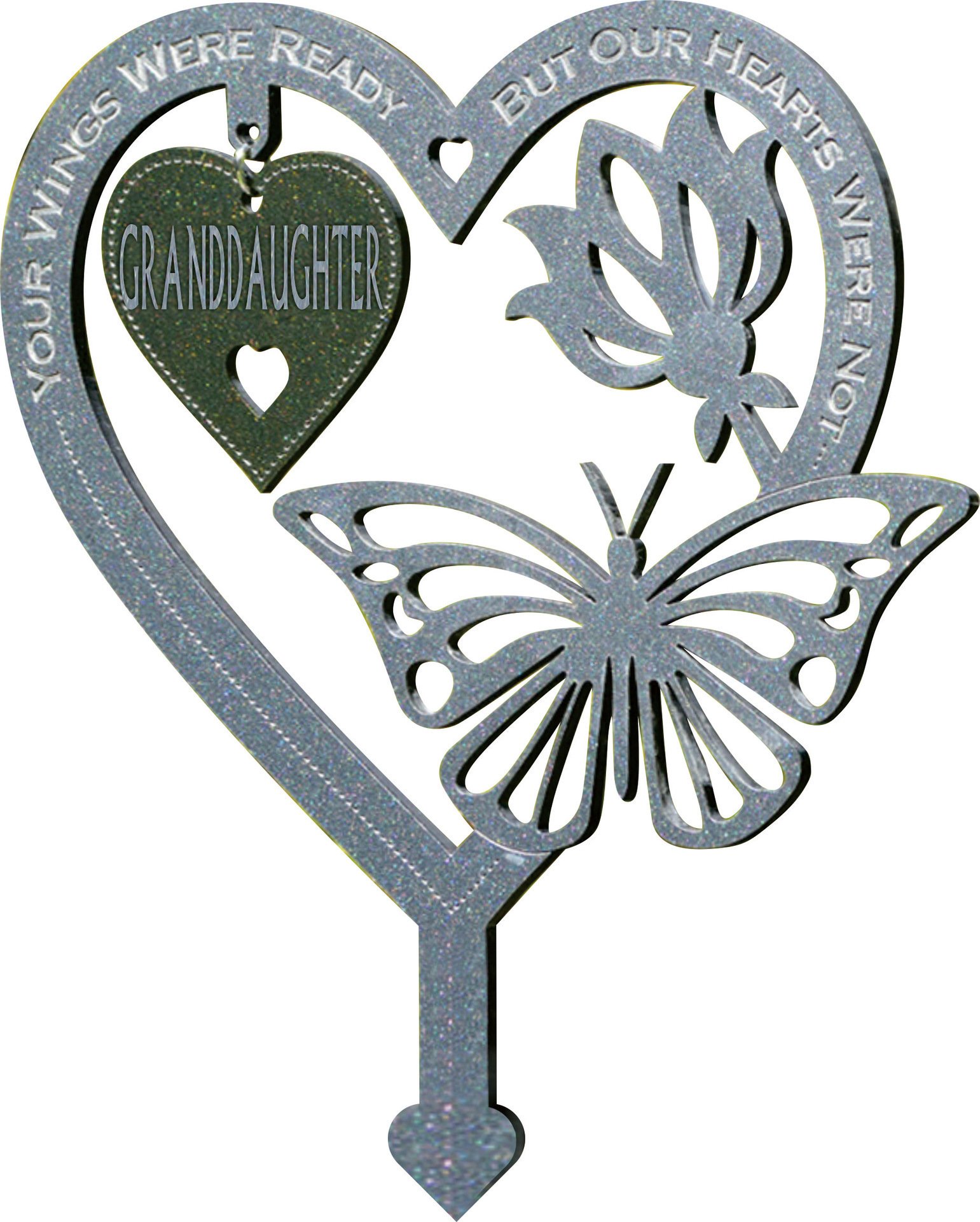 (🔥LAST DAY PROMOTION - SAVE 50% OFF)Memorial Gift Butterfly Ornament Garden Plaque(Buy 3 Get Extra 15% OFF)