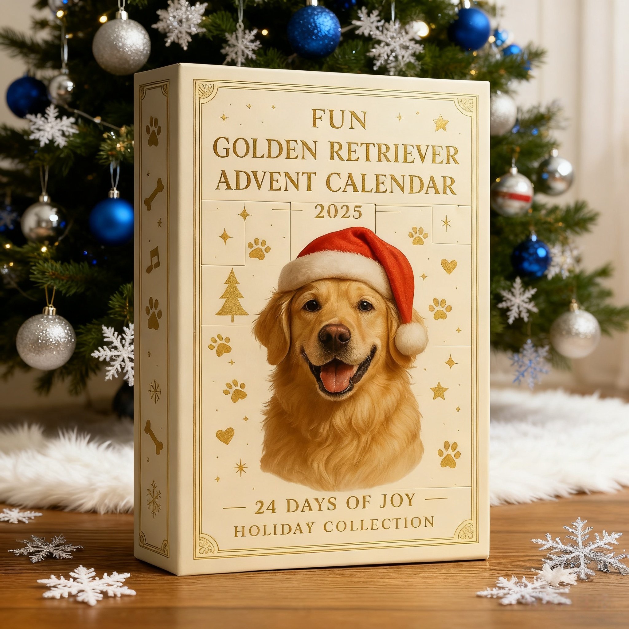 🔥LAST DAY 50% OFF--🎁Fun Golden Retriever Advent Calendar 2025