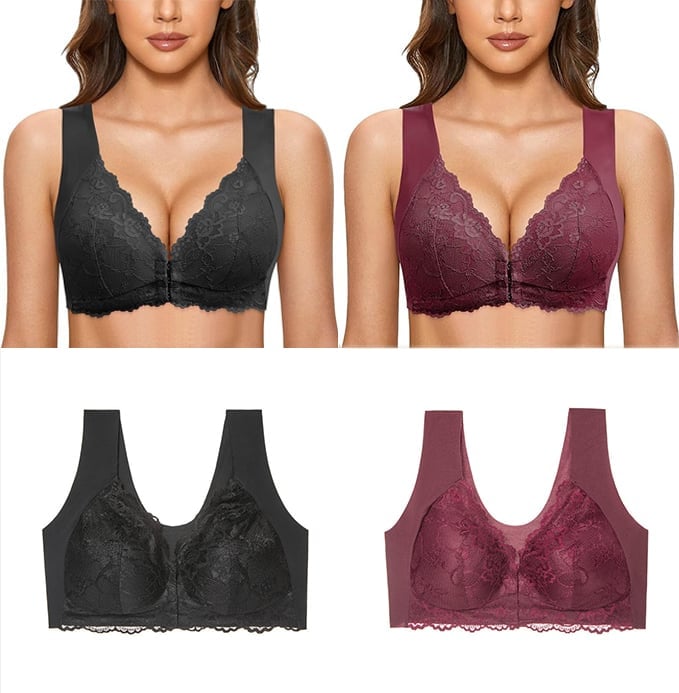 🔥2025 Full Coverage Front-Closure Support Bra Comfort & Sleep Bra