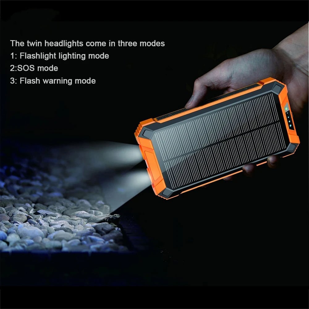 (🎉Last Day Promotion 50% OFF)  Portable Wireless Solar Power Bank