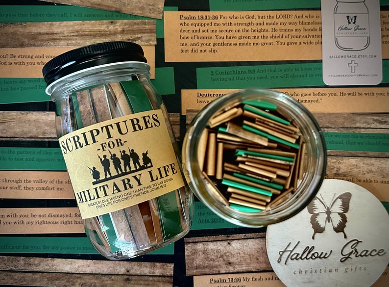 Military Bible Verse Jar