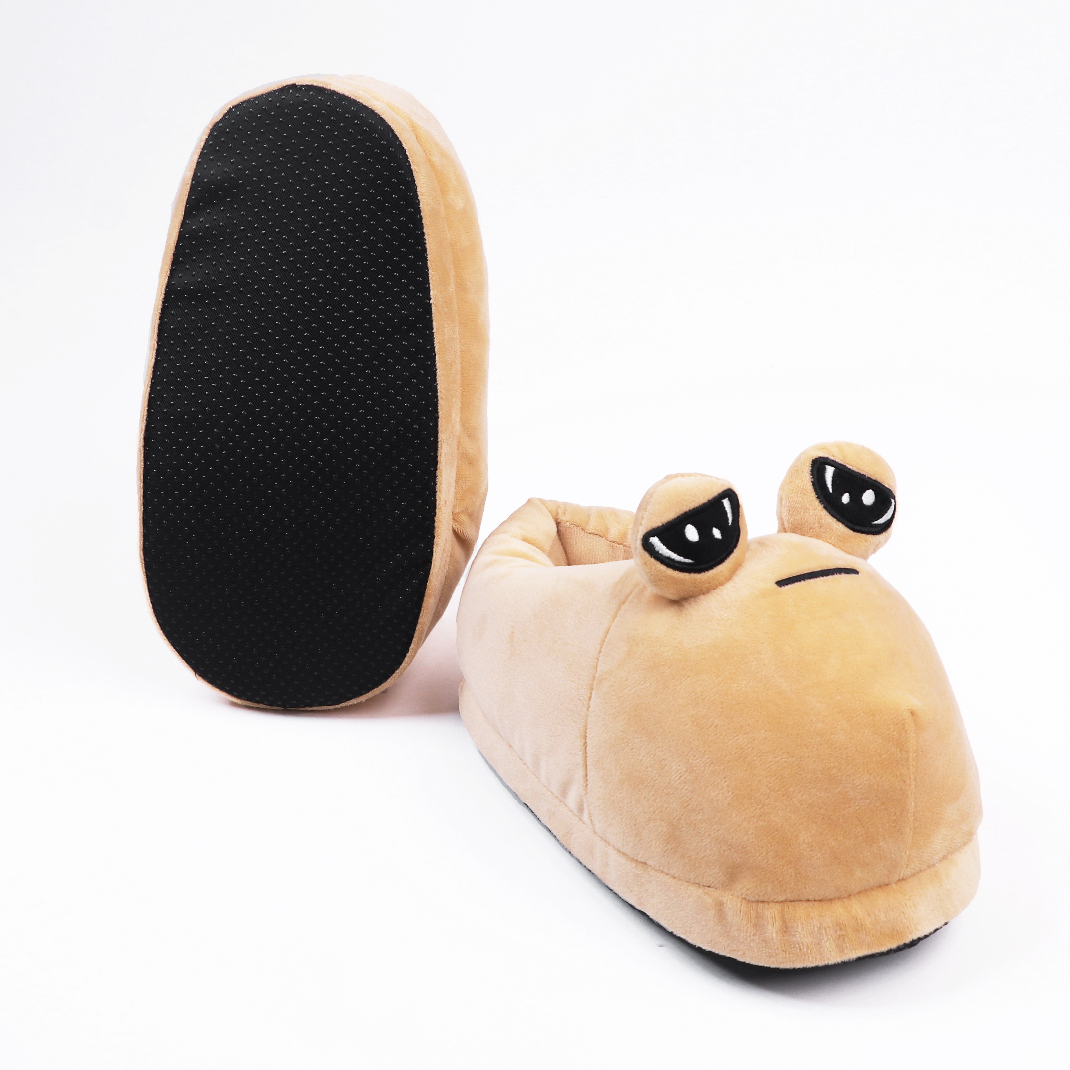 🔥Last Day Promotion 61% OFF -🎁-🐌Sad Pou Slippers Funny Alien Plush👽Adorable Alien Slippers🔥