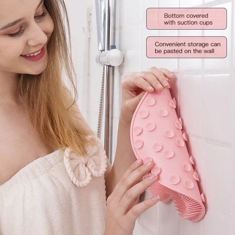 (🔥LAST DAY PROMOTION - SAVE 49% OFF) Shower Foot & Back Scrubber, Massage Pad-BUY 2 GET 1 FREE NOW