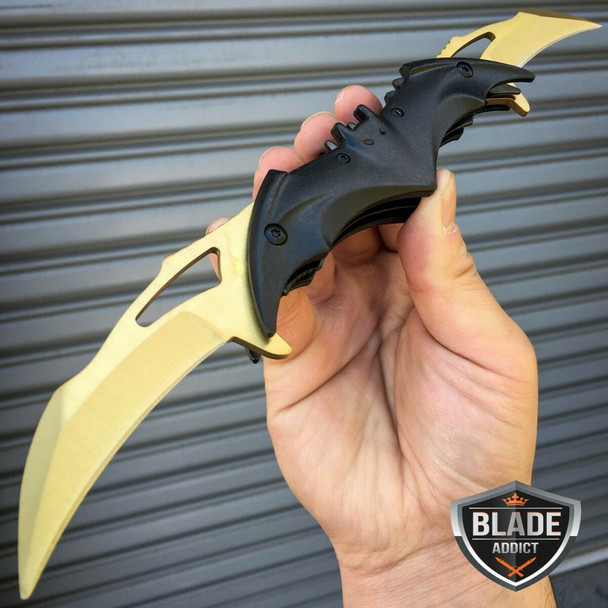 🔥Last Day Promo - 70% OFF 🎁 Bat Dual Blade Spring Assisted Pocket Knife | Buy 2 Free Shipping