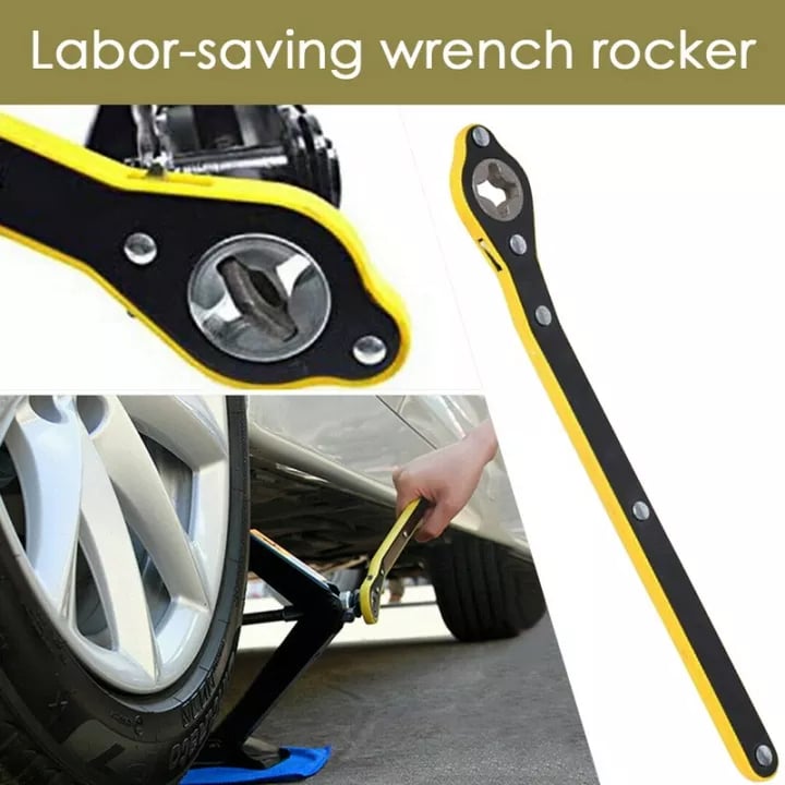 (🔥Summer Sale - 50% OFF)Auto Labor-saving Jack Ratchet Wrench🔥BUY 2 FREE SHIPPING🔥