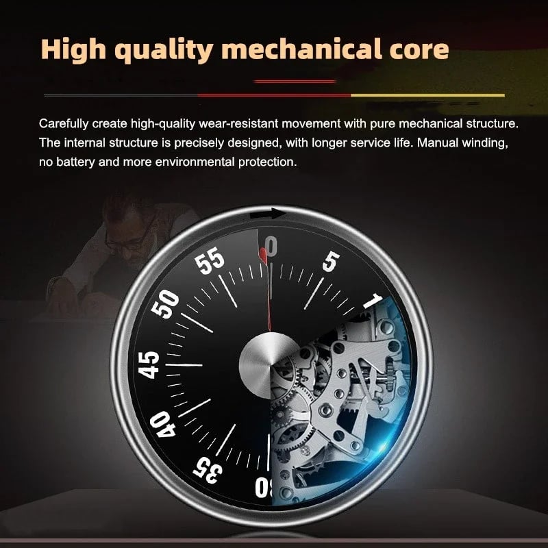 (⏰Last Day Promotion-60%OFF)Magnetic Mechanical Manual Timer⏲(Buy 2 Save $5)