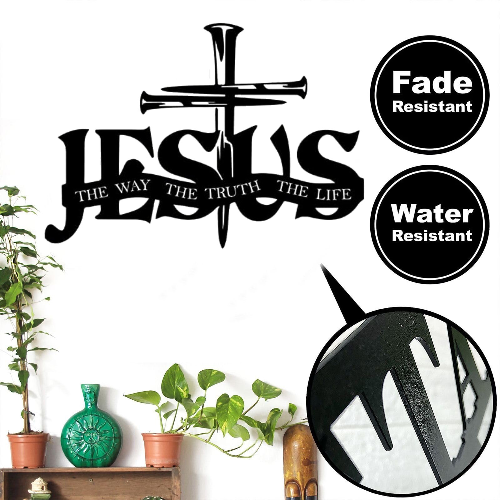 🔥Super Sale - 49% OFF - ✝️🙏Jesus & Cross Design Wall Art