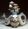 🎁HANDMADE ART CAT TEAPOT-BUY 2 FREE SHIPPING